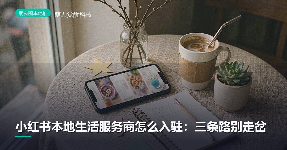 小红书本地生活服务商怎么入驻：三条路别走岔