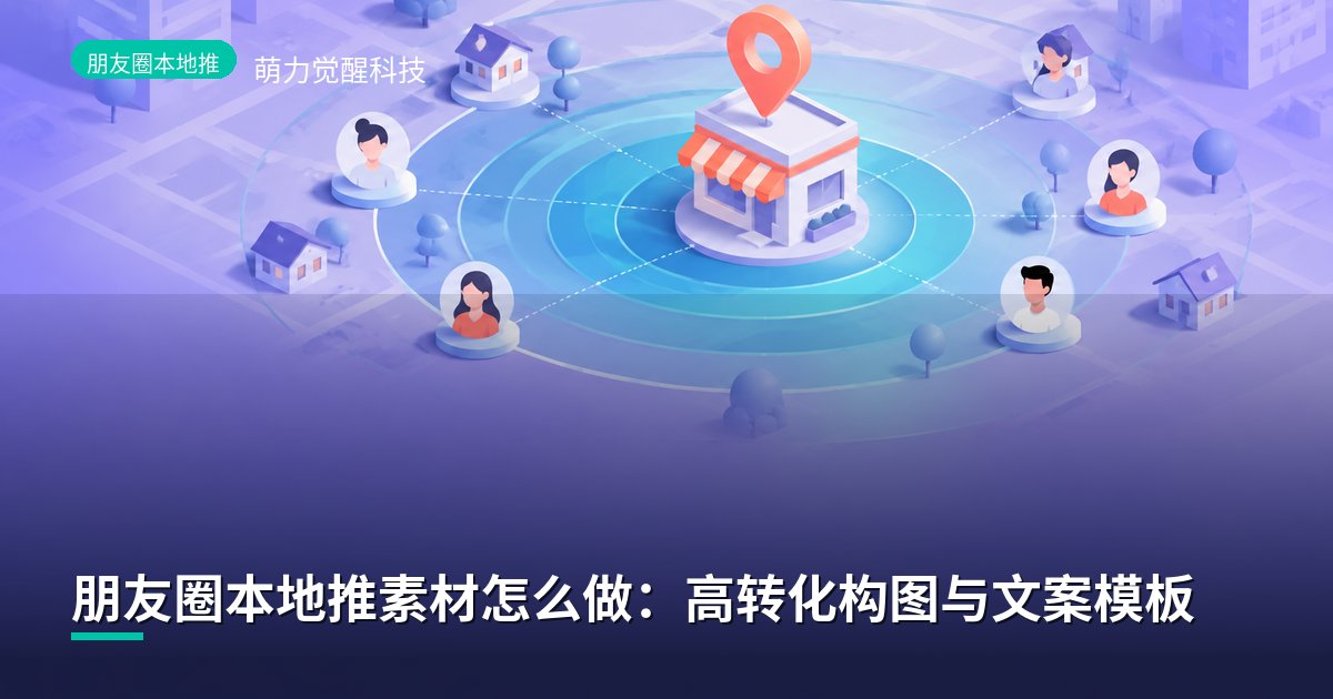 朋友圈本地推素材怎么做：高转化构图与文案模板