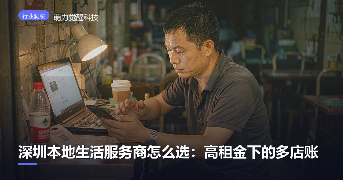 深圳本地生活服务商怎么选:高租金下的多店账
