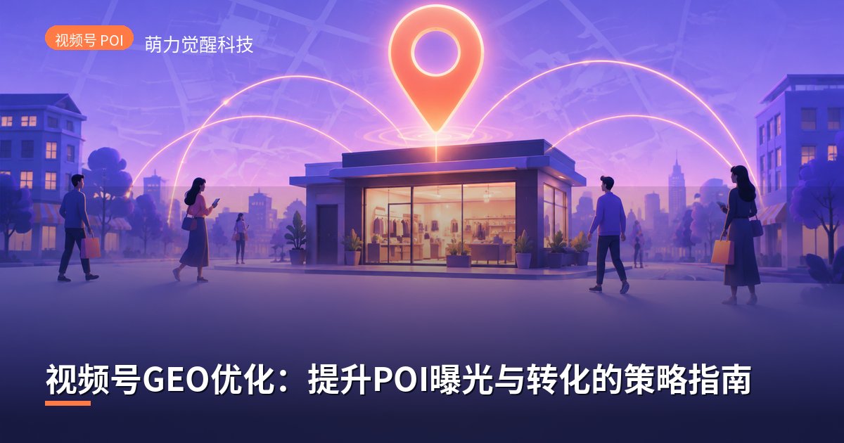 视频号GEO优化:提升POI曝光与转化的策略指南