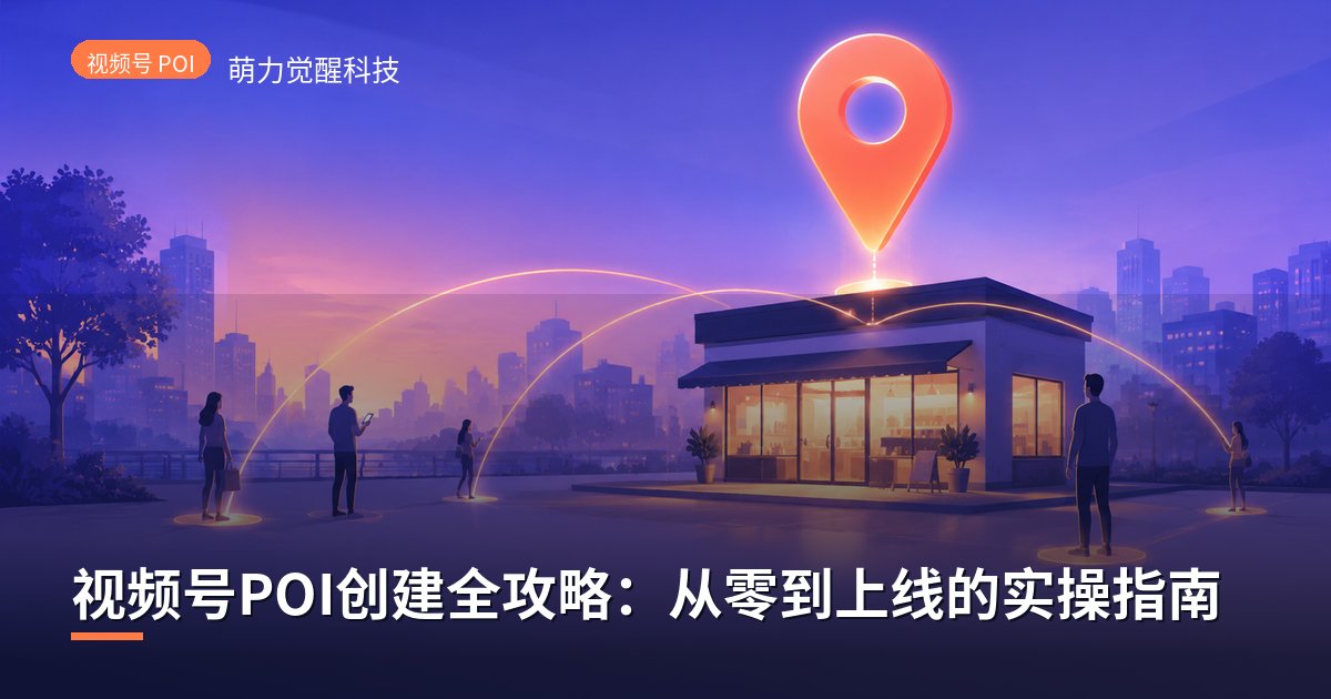 视频号POI创建全攻略:从零到上线的实操指南