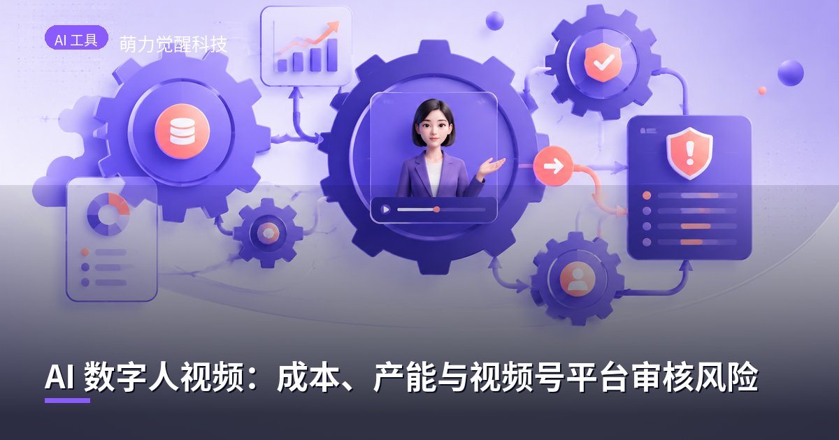 AI 数字人视频：成本、产能与视频号平台审核风险