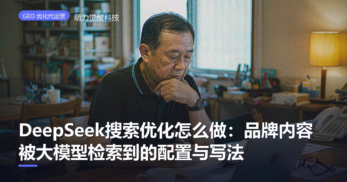 DeepSeek搜索优化怎么做:品牌内容被大模型检索到的配置与写法